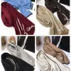 New order style cross-border scarf wholesale, e-commerce live streaming, small quantity in stock, shell edge, single color supply chain Specification image